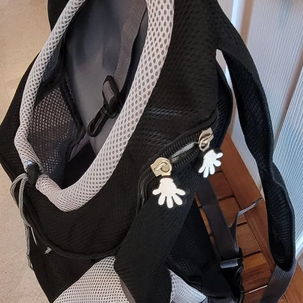 Doggy Rucksack – Medium Dogs (9-18 lbs.) / Black Never Used!